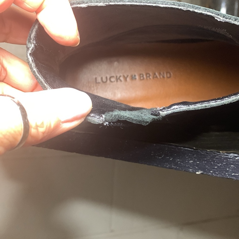 Lucky Brand Yasamin Studded Leather Booties - Picture 8 of 11